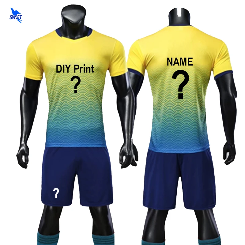 

Professional Custom Adult Men 2018 Soccer Jerseys Set Football Uniforms Kit Boys Kids Breathable Futsal Shirt+Shorts Tracksuit