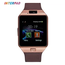 Interpad Fashion Android Smart Watch Bluetooth Wristwatch Sport Pedometer Phone Clock Support SIM TF Card Camera Smartwatch