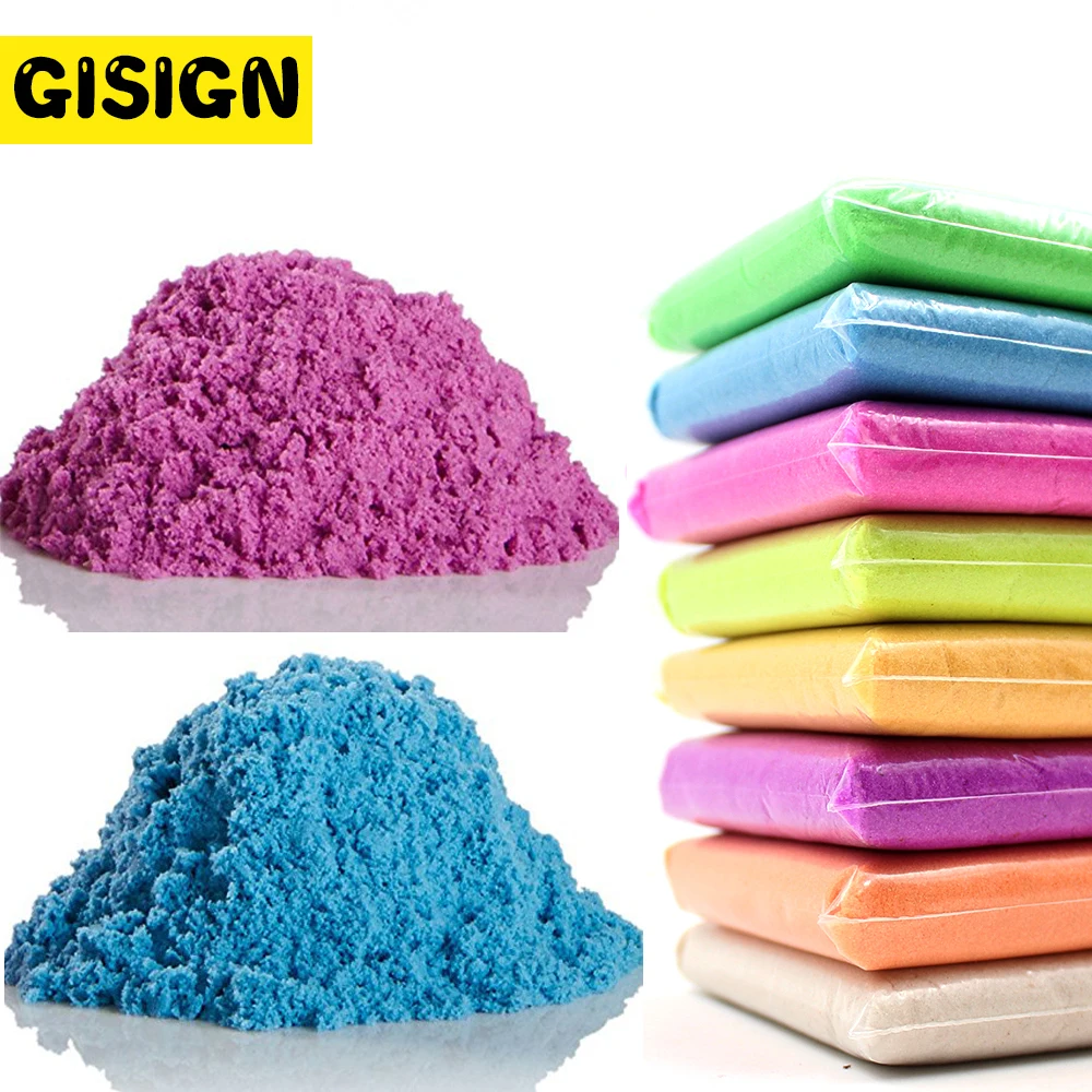 Slime argile coloré dynamique sable doux course drôle espace plage mouvement magique jouer sable jouets pour enfants 500g