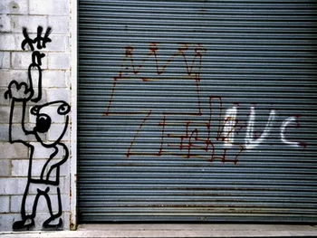 

street graffiti photo studio backdrop advertisement backdrops background D-4540