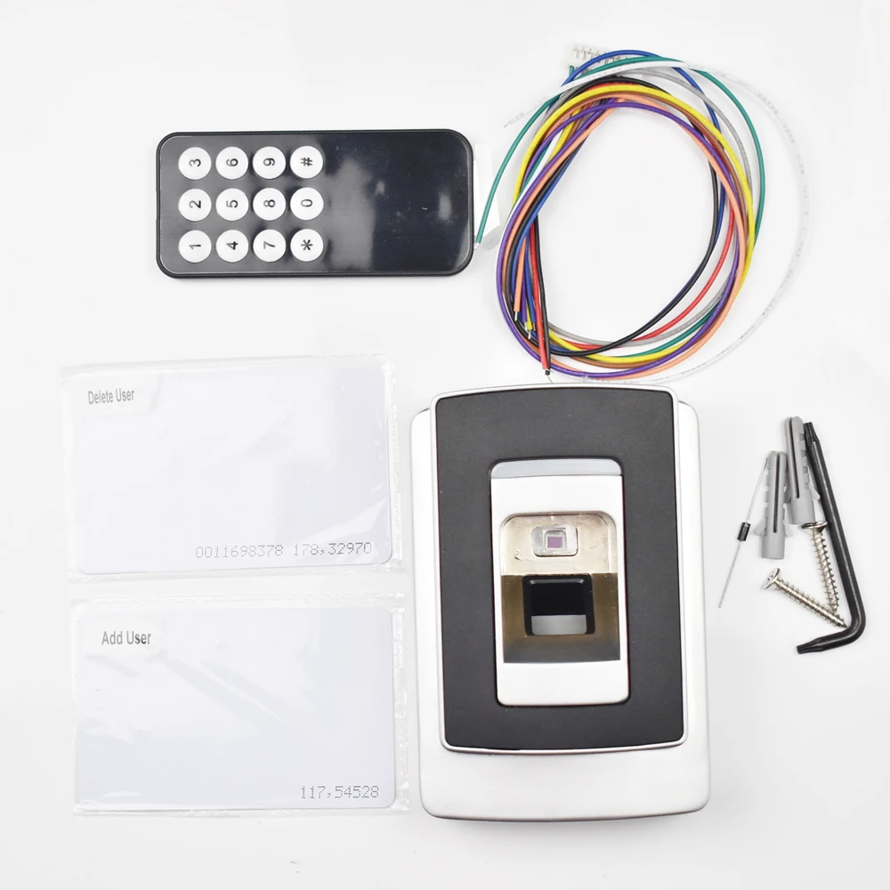 125KHZ ID Card Fingerprint Access Control System Fingerprint and ID carder reader Two in One in