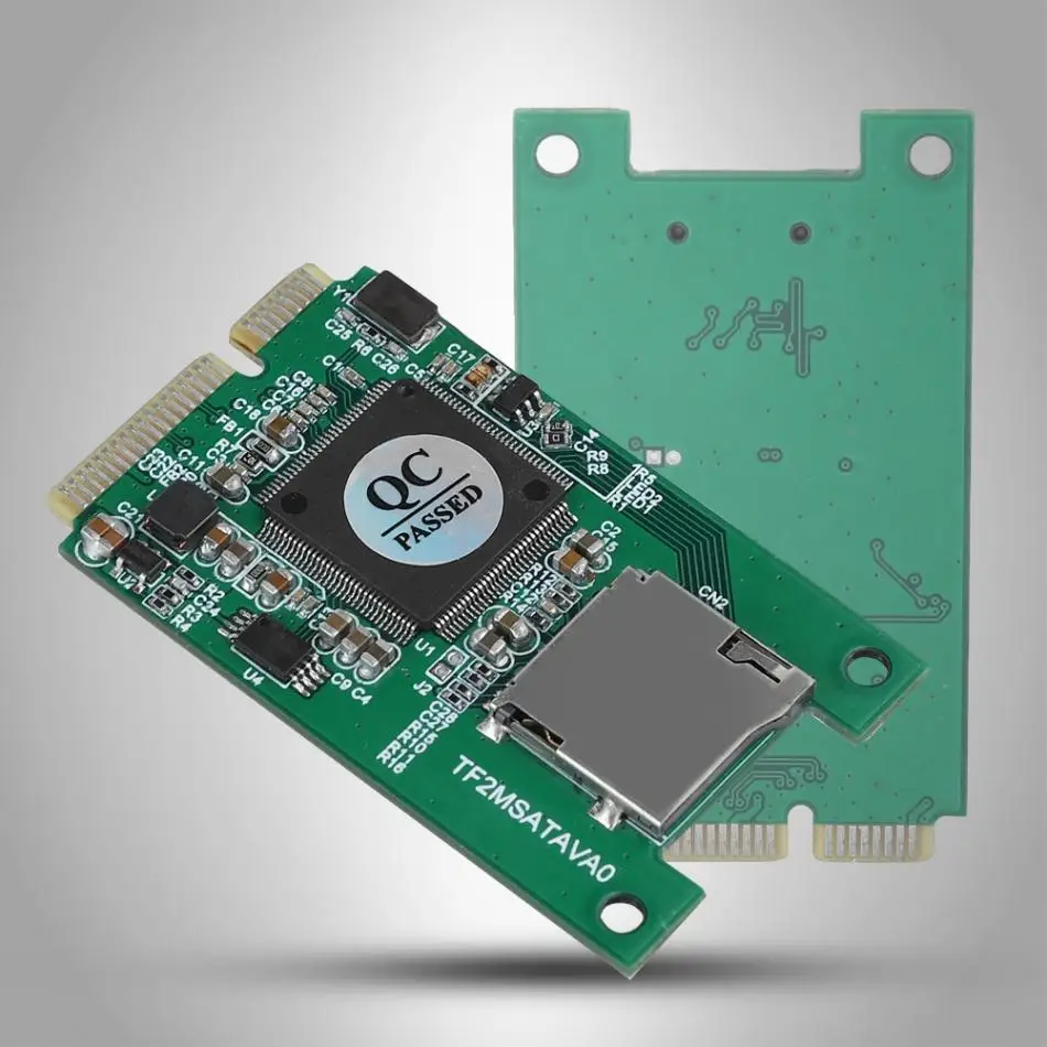 Micro SD TF карта в Mini PCI-E mSATA SSD адаптер конвертер для ПК