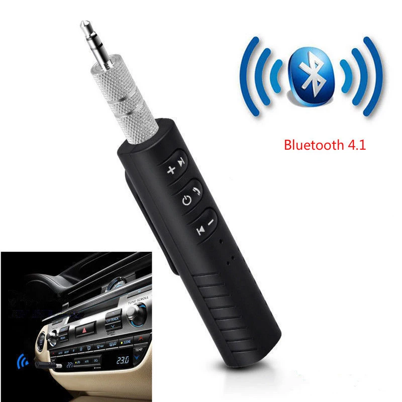 HAMNOL беспроводной Bluetooth приемник адаптер передатчик 3,5 мм Handfree автомобиль музыка авто AUX аудио адаптер для автомобиля телефон