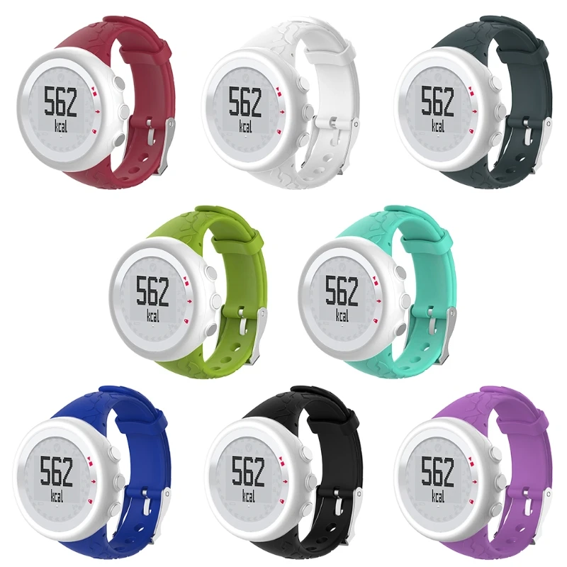Высококачественный силиконовый ремешок для наручных часов SUUNTO Quest M1 M2 M4 M5 M Series