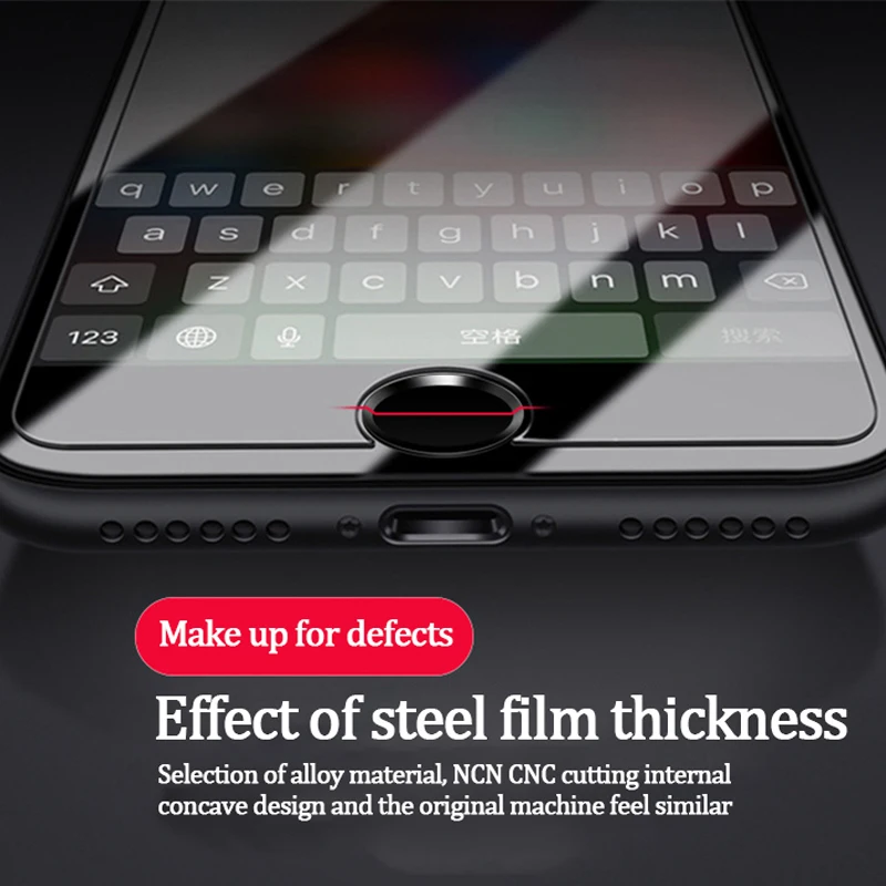 Роскошная домашняя кнопка Keycap наклейка для iPhone X 8 6S 7 Plus XS Max XR iPad Поддержка отпечатков пальцев разблокировка сенсорного ключа ID телефон наклейка s