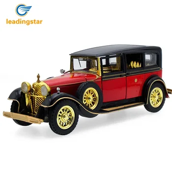 

LeadingStar New 1:32 Alloy Model Toys Sound Light Pull Back Vintage Classic Cars Christmas Gift for Kids zk40