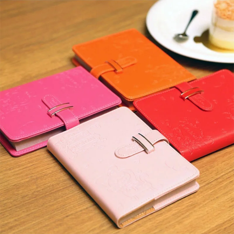 

New school diary Notebook Paper Weekly Planner kawaii notepad Leather note book A6 148 sheets Office School Supplies gift