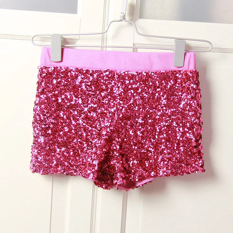 Hot Sales Women's Sequins Sexy Pole Dancing Shorts Multicolor Costume