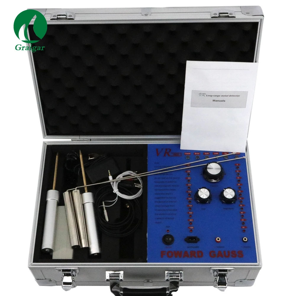 New VR9000 Long Range King Metal Detector Gold Silver Copper Diamond