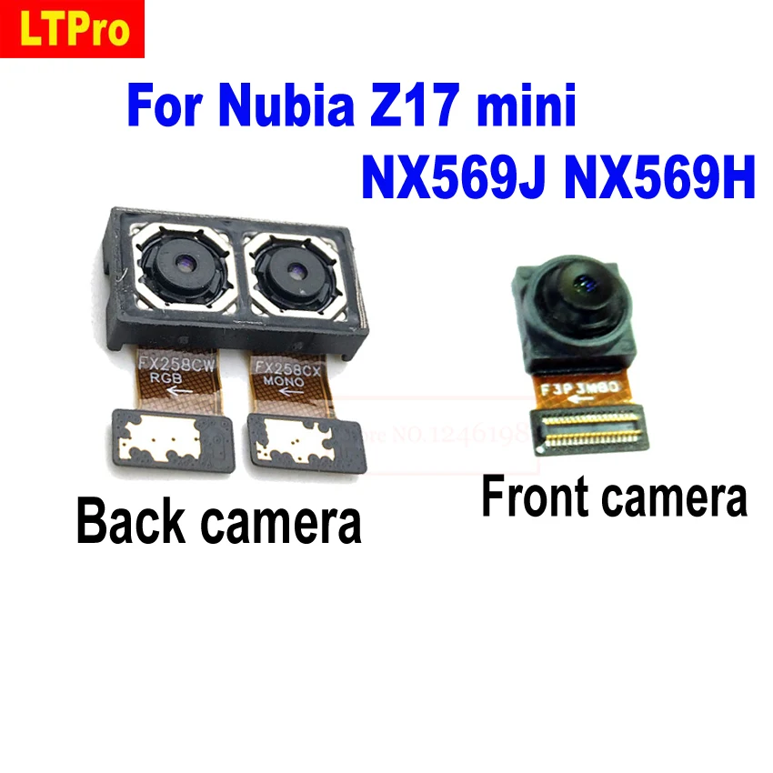 

Original Tested Working Front Small Facing Main Big Rear Back Camera For ZTE Nubia Z17 mini Z17mini NX569j NX569h Phone Parts