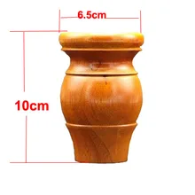 4 шт./лот H: 10x6,5 см мебель из цельного дерева ножная резиновая деревянная ТВ шкаф ножки для чайного стола