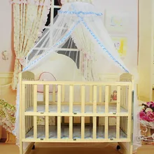 Детские младенческие противомоскитная для кровати сетки купол штора-сетка для детская кроватка Навес