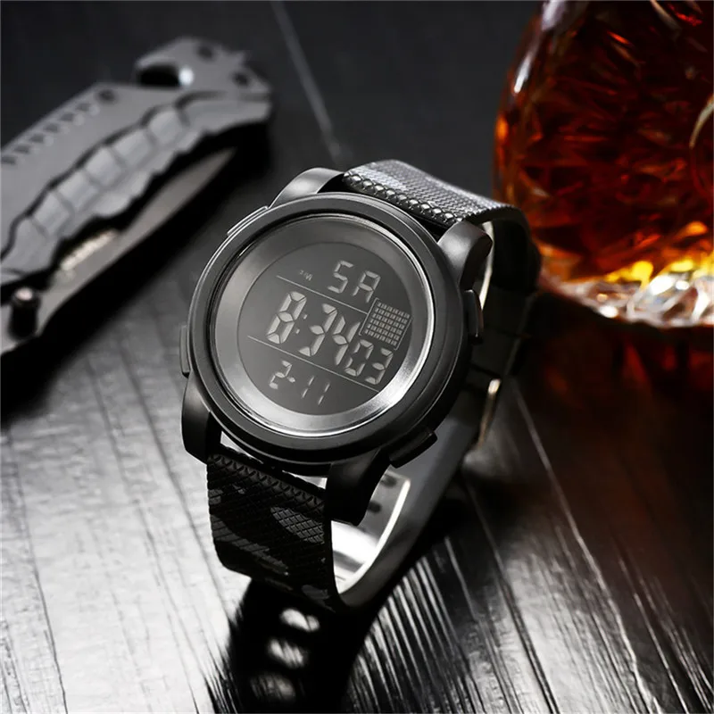 

Multifunctional Digital Watch Men Outdoor Waterproof Running Watch Sport Watches Digital Wrist Watches Relogio Luminous Watch WD