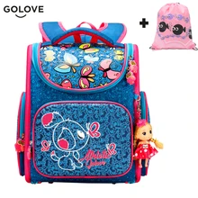 2018 Top Quality Children School Bags for Girls Boys Waterproof Orthopedic kids Backpacks floral School Book Bag Mochila Escolar