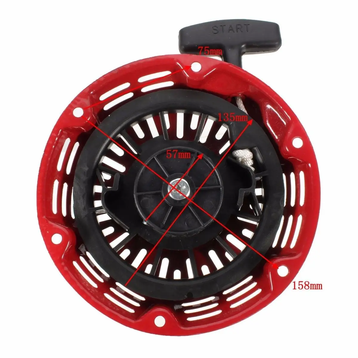 

Recoil Pull Starter For Honda GX120 GX160 5.5hp GX200 Engine Pull Starter Lawn Mower Parts Power Equipment Accessories