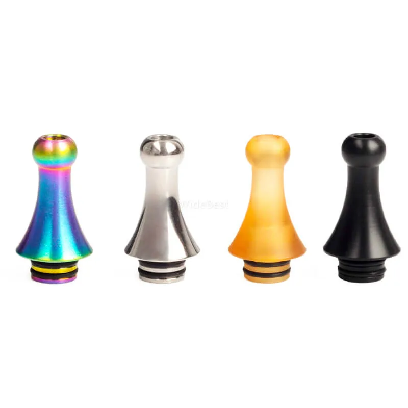

Kayfun Prime Nite DLC MTL/Flash e-vapor V4 V4.5/Eleaf GS Turbo drip tip Longer Style Delrin Stainless Steel 510 MTL Drip Tip