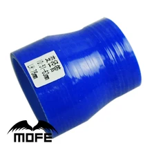 Mofe 51-63mm azul reto turbo intercooler tubo 3-ply silicone transição acoplador mangueira redutor