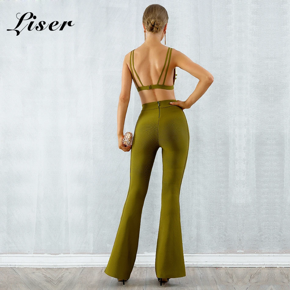 Adyce-Define-As-Mulheres-Se-Vestem-de-Ver-o-2018-Nova-Bandage-Vestido-Listrado-Tops-Pant (4)