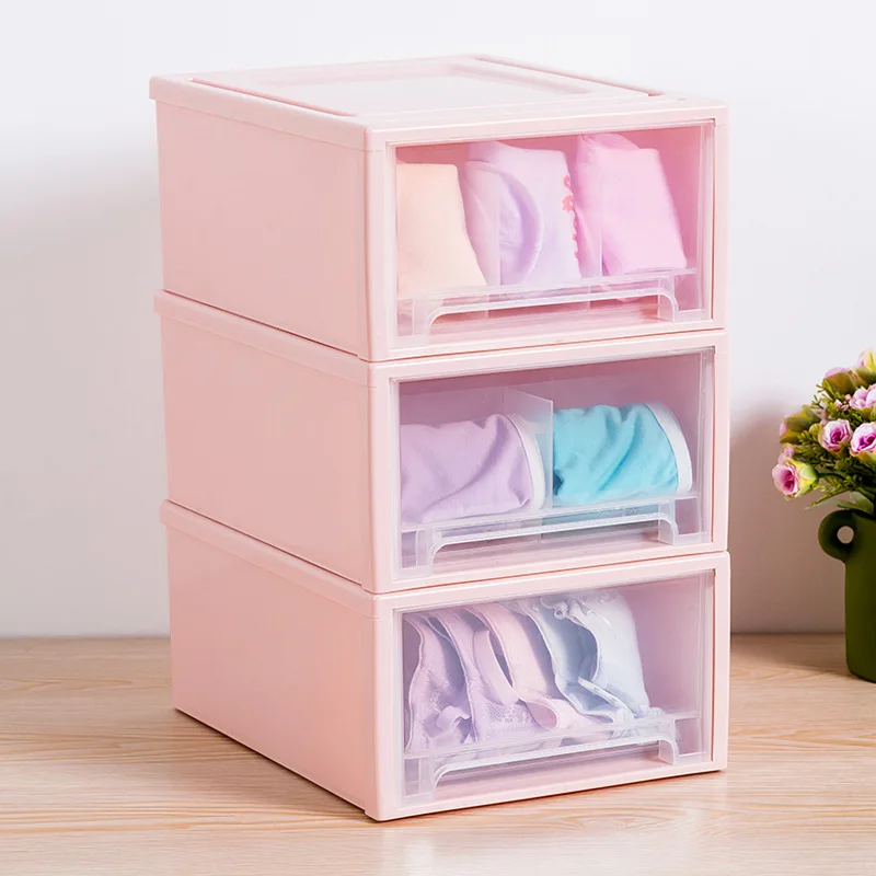 Pаспродажа Многожильный портативный пластиковый ящик для хранения нижнего белья, органайзер для ящика шкафа, органайзер для косметики, различные пред...