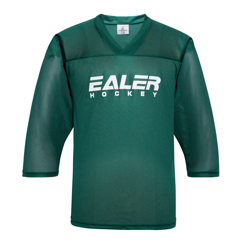 

EALER single color practice hockey jersey for team training Green