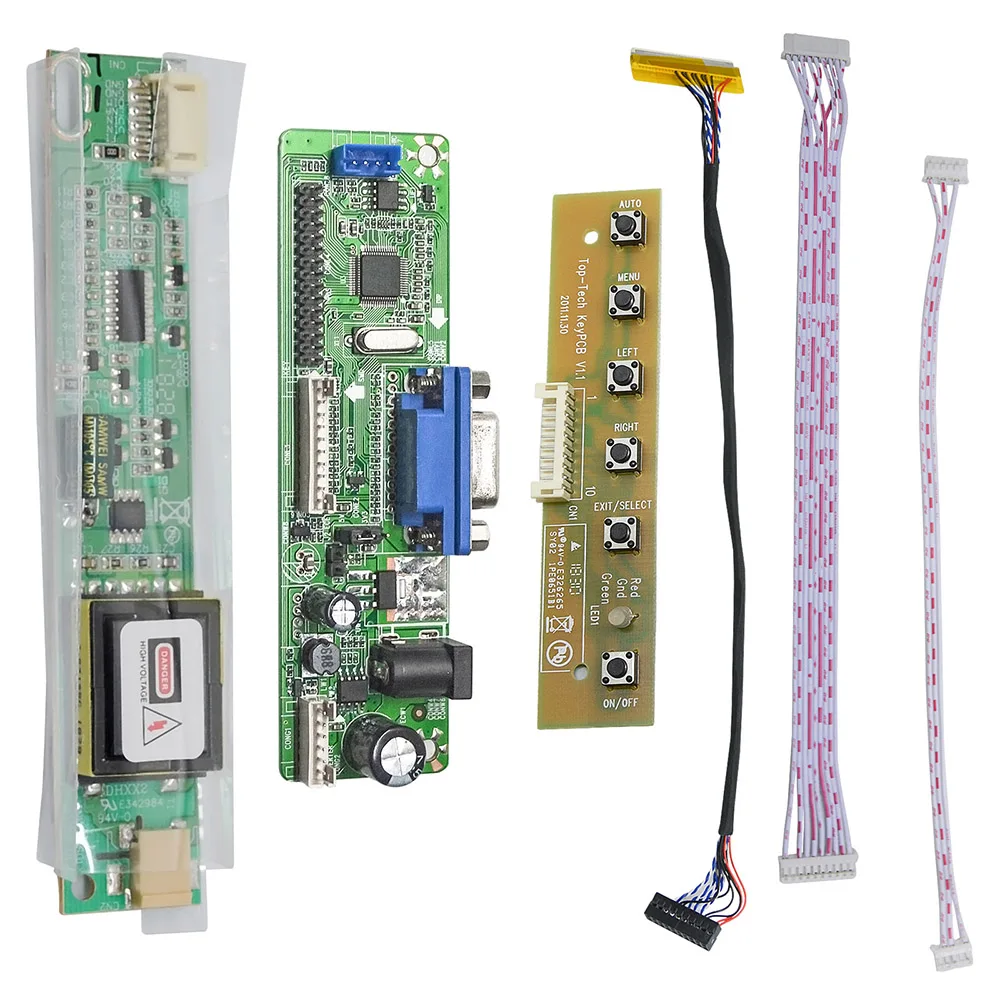 VGA набор для платы ЖК-контроллер для TD141TGCD1 N141XC-L02 L01 N141XB-L09 05 03 01 HT14X1B-202 1024x768 CCFL LVDS 30 контактов
