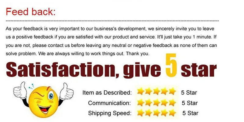 Feed back