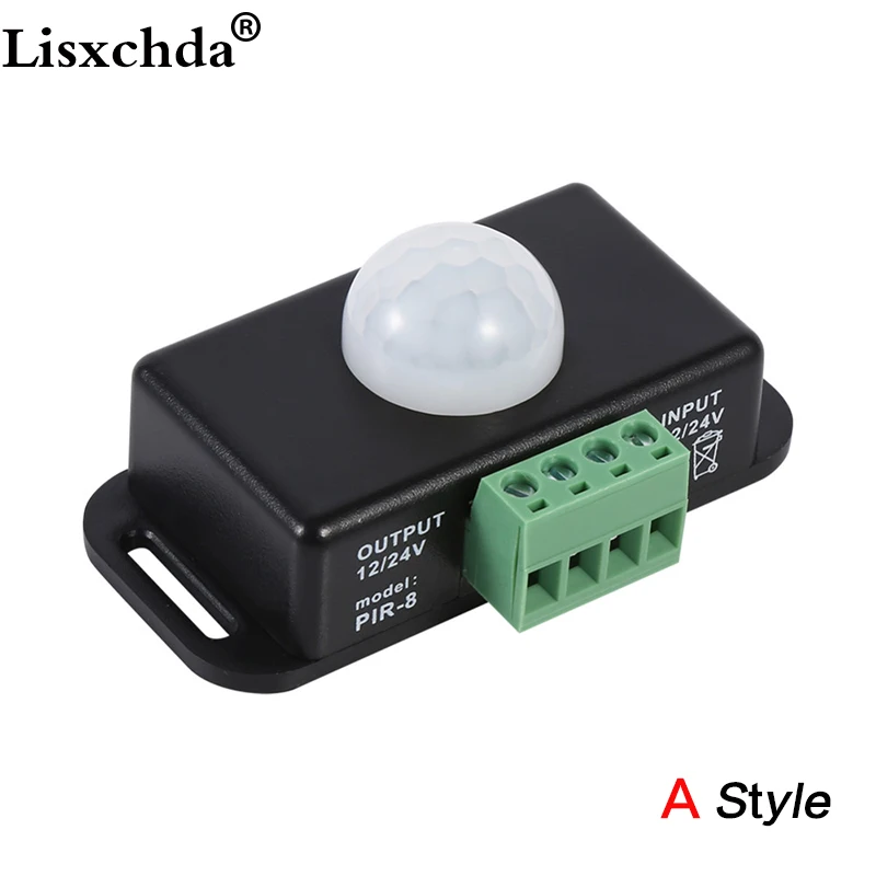 

DC 5V/12V/24V Body Infrared PIR Motion Sensor Switch Human Motion Sensor Detector Switch For LED Light Strip Automatic