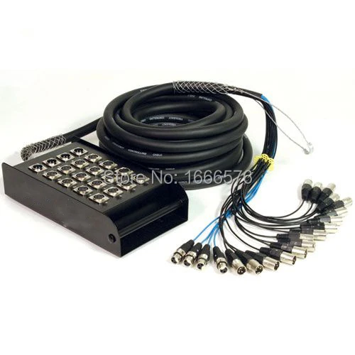High quality KL Snake cable 160Ft 50 meter 20 Channel XLR 16 Sends 4 Retur Stage
