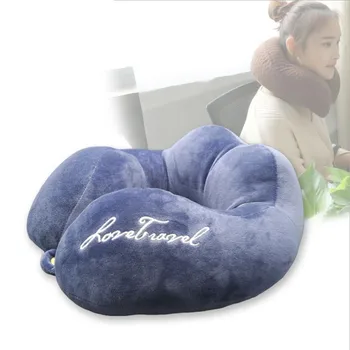 

YR U-shaped Nursing pillow with memory foam pellet padding and super soft fabric cover travel neck pillow for neck protection