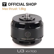 BARU Seri T-MOTOR U-power U3 KV700 Lari Cepat Brushless Motor Untuk Pesawat Multirotor FPV UAV Copter Drone Rotor