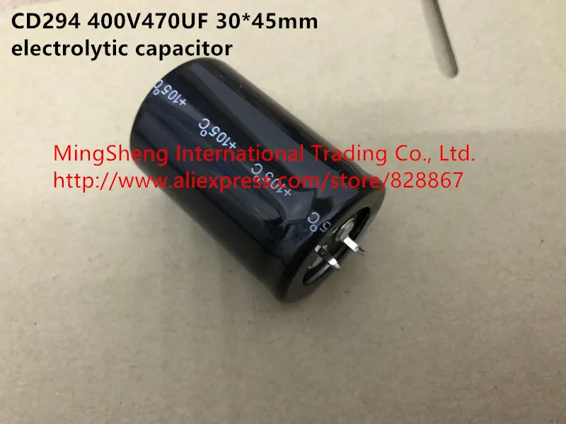 Оригинальный новый Электролитический конденсатор CD294 400V470UF 470UF400V 30*45 мм 30*40 30*50 35*40