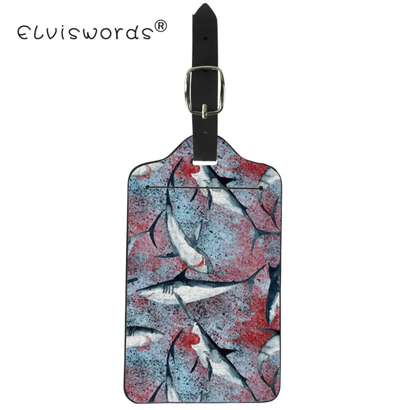 shark luggage tags