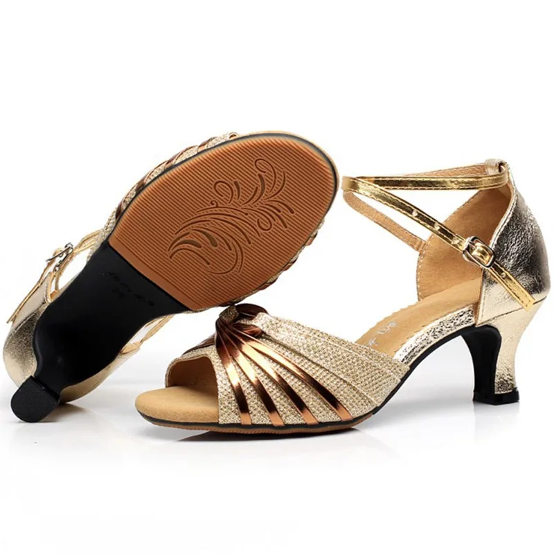 Женские туфли для латинских танцев для взрослых; летние женские танцевальные туфли для сальсы; современные танцевальные туфли на каблуке 3 см 5 см; обувь для танцев на мягкой подошве; обувь для танцев на квадратном каблуке