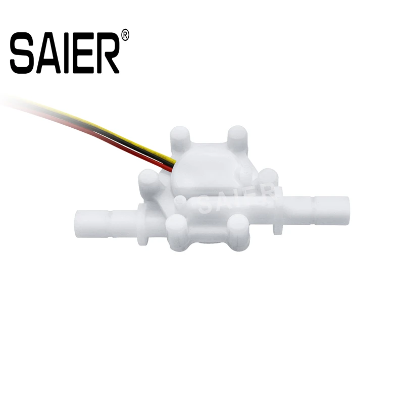 Датчик расхода жидкости Saier G3/8 уровень холла импульсный сигнал FDA сертификат