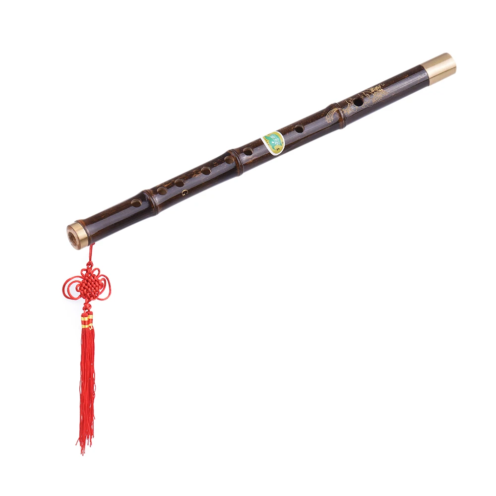 Flauta profissional de bambu preto dizi flauta tradicional artesanal chinês musical instrumento woodwind chave d nível estudo