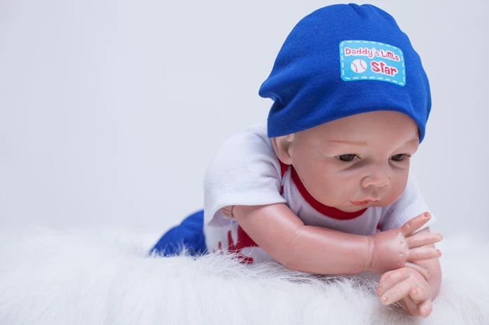 

50cm Soft Silicone Reborn Baby Doll Toy Lifelike Real Touch Vinyl Baby-Reborn Newborn Boy Doll Play House Toy Girl Brinquedos
