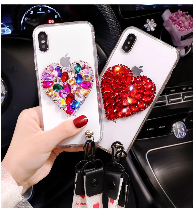 Для SamsungS5 S6 S7 S8 S9 S10Plus Lite Capa Блестящий Алмазный Роскошный чехол для Samsung Note9 8 5