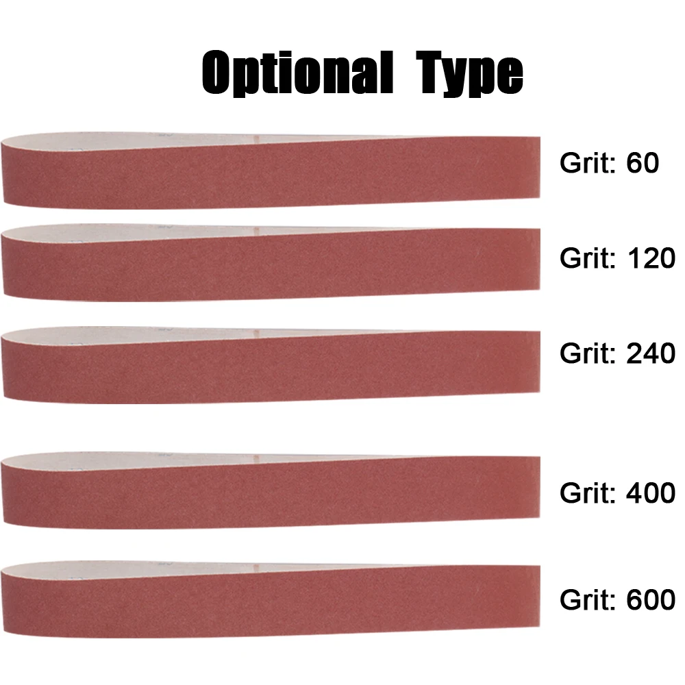 10pcs 740*40mm Abrasive Sanding Belts 60-600 Grit Grinding and Polishing Replacement for Angle Grinder