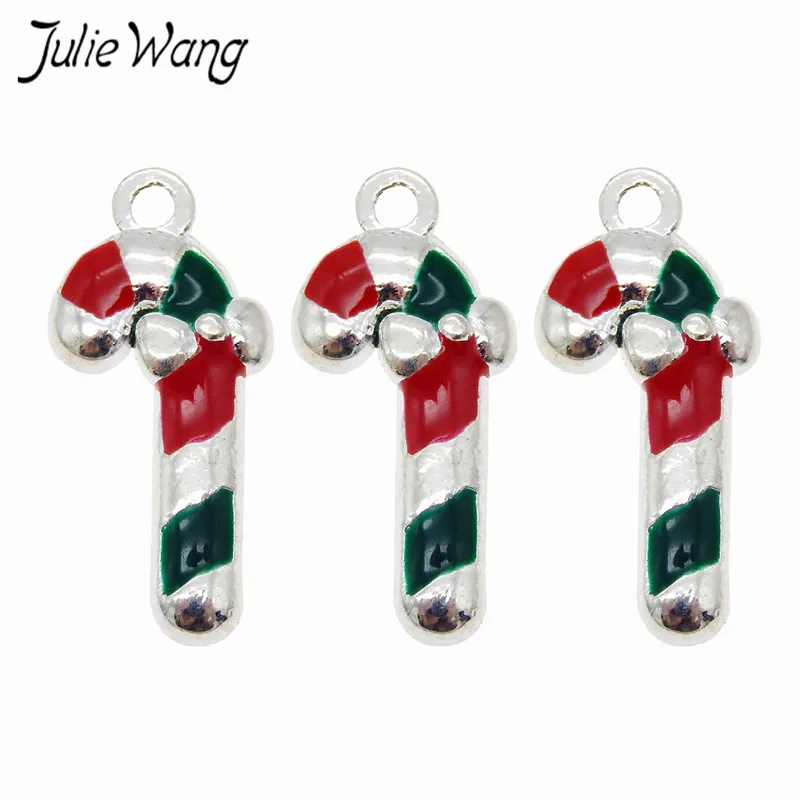 Julie Wang 10 дюймов искусственный сплав капает рождественские палочки костяшки для