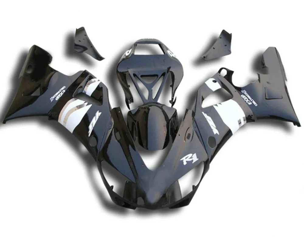 Матовый черный мотоцикл обтекатель комплект для YAMAHA YZF R1 Обтекатели 1998 1999 98 99
