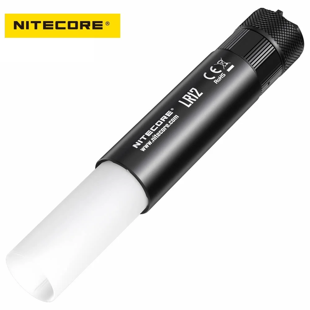 Оригинальный светодиодный фонарик NITECORE LR12 2 в 1 дизайн CREE XP L HD V6 1000 люмен на