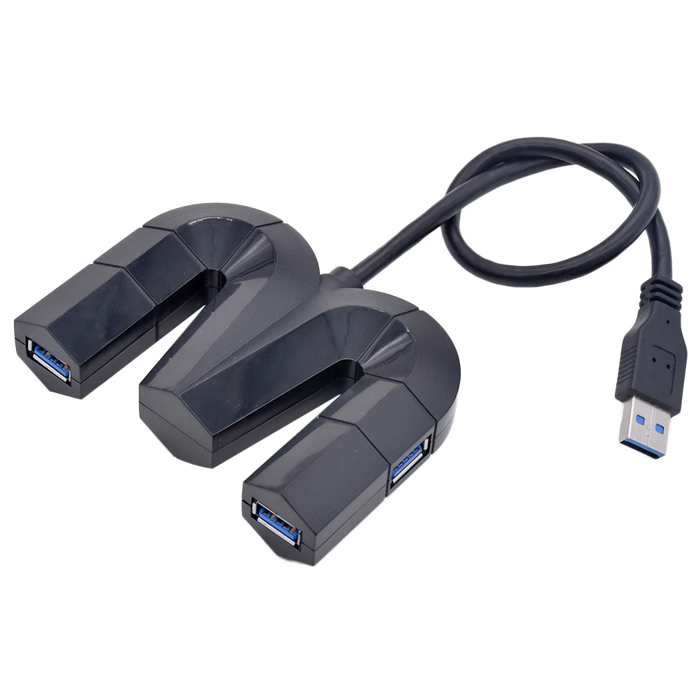 Высокоскоростной компактный USB концентратор с 4 портами 3 0 5 Гбит/с|USB-хабы| |