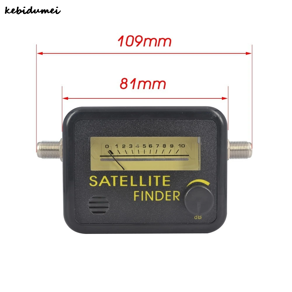 

Kebidumei Digital Satellite Finder Meter FTA LNB DIRECTV Signal Pointer SATV Satellite TV Receiver Tool for SatLink Sat Dish