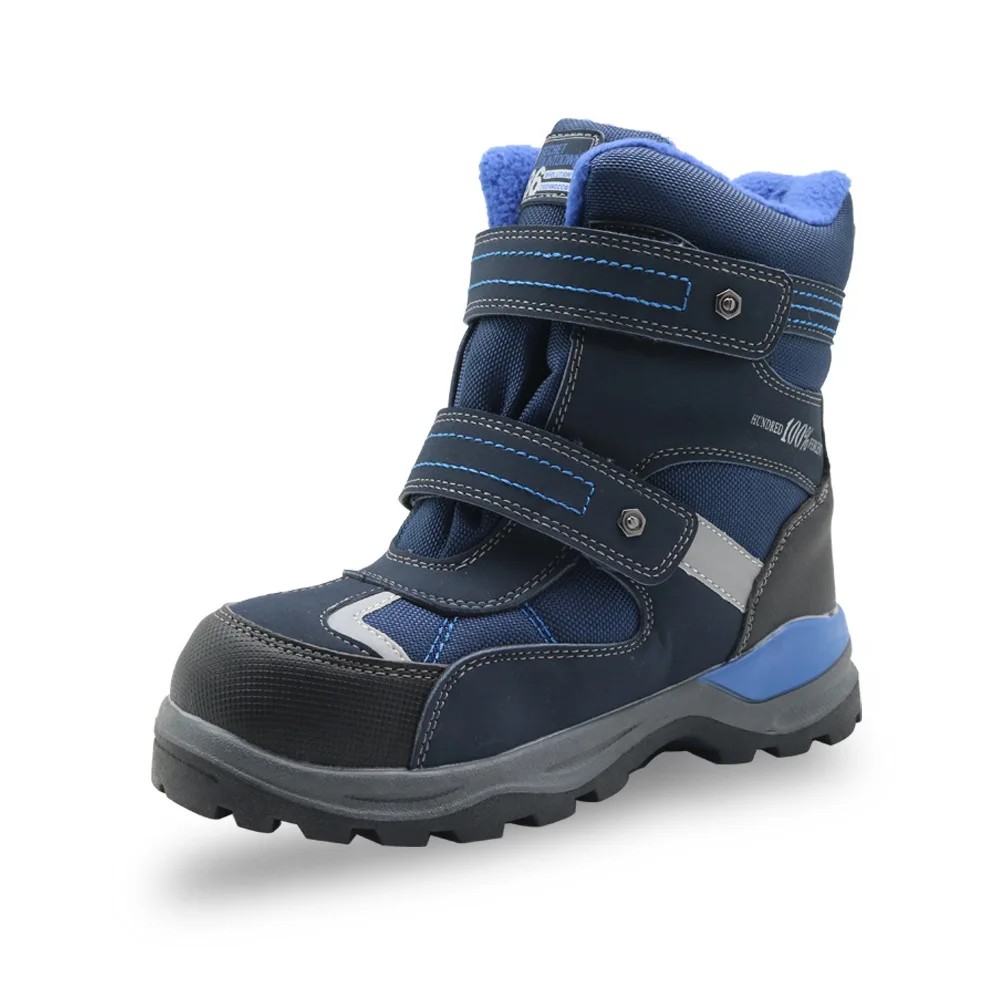 ULKNN/Детские Зимние новые зимние ботинки для мальчиков; Uutdoor; Водонепроницаемая зимняя спортивная обувь для мальчиков; теплые детские ботинки; Размеры 33-38