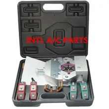 Универсальный автомобильный шланг для кондиционера комплект для обжима обжимного инструмента, автомобильный шланг для кондиционера обжимной машины, ручной гидравлический шланг AC обжимной