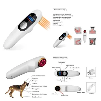 

Pet wound healing soft laser pain relief device no side effect for clinic.