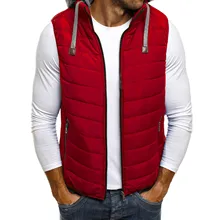 ZOGAA 2019 Duck Down Jacket Men Causal Solid Zipper Winter Sleeveless Coat Men Vest Puffer Jacket Men 5 Colors