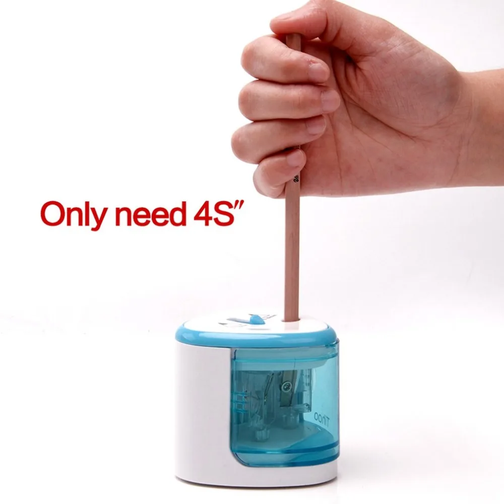 Unique 2 Compact Holes Art Sketch Electric Pencil Sharpener School Stationery Automatic Pencil Sharpener Office Accessories Unique 2 Compact Holes Art Sketch Electric Pencil Sharpener School Stationery Automatic Pencil Sharpener Office Accessories