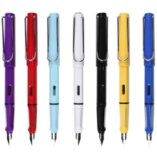 Изменение капсулы перьевая ручка Цветной чернила Цвет 0,5 мм ручка для плавность линий канцелярских принадлежностей и школьных принадлежностей 1 шт./компл