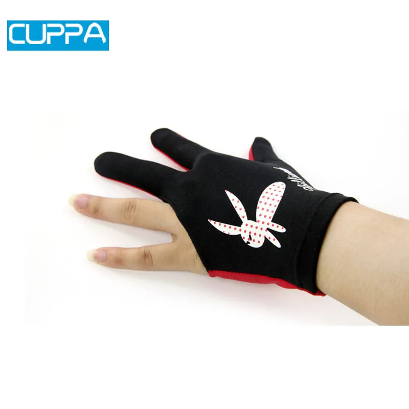 2017 New Cuppa Red Color Three Fingers Billiard Pool Madam Gloves Snooker Accessories China | Спорт и развлечения